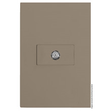 Conjunto Coaxial TV Horizontal 4x2 - RECTA FENDI SATIN FOSCO